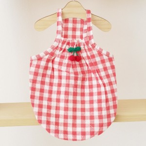 체리 체크원피스 (레드)